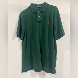 Men’s Green Polo by Ralph Lauren Green Size Large
